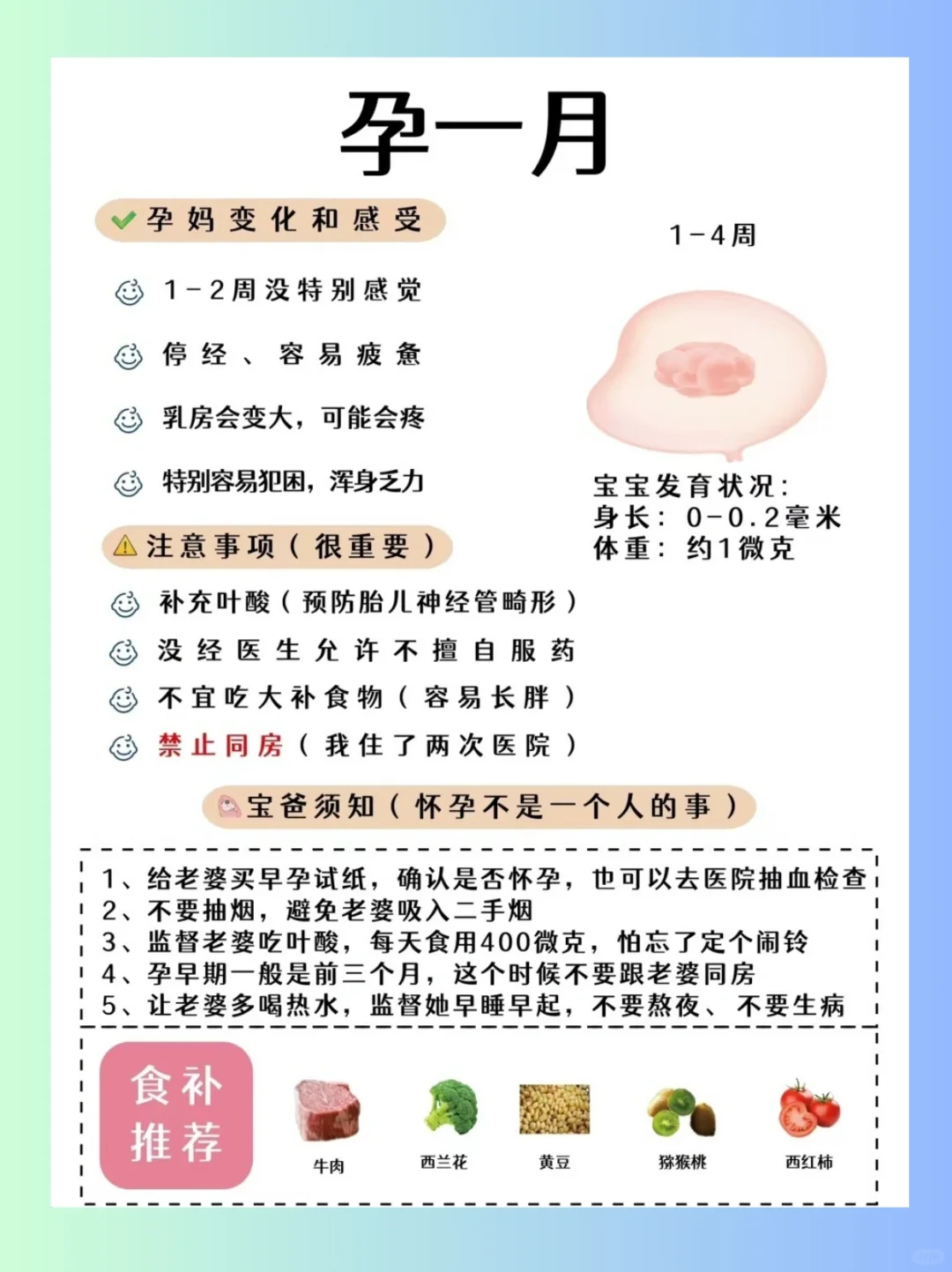 怀孕1-10月每个月要做什么？快来看看量身定制的孕期指南