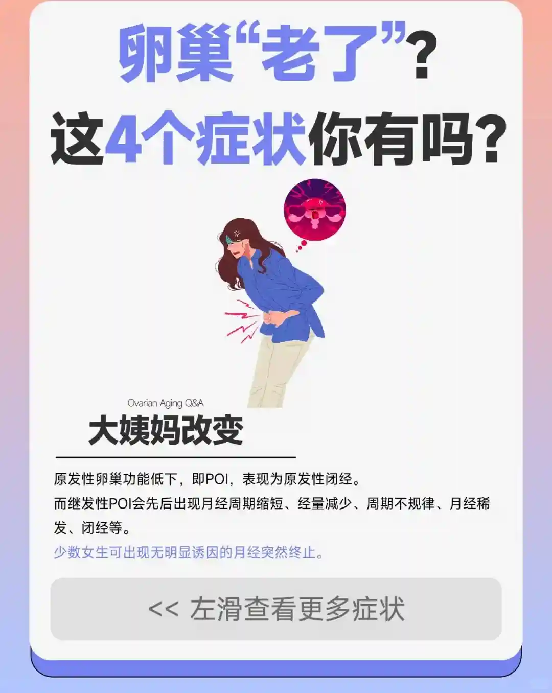 看看你的卵巢有没有“老”！卵巢衰退的4个表现、诊断及治疗建议