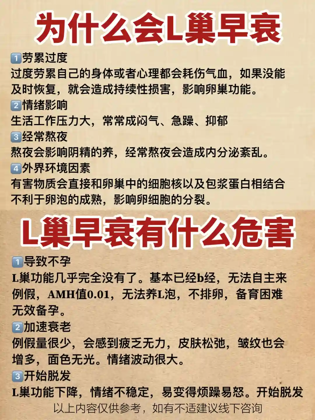 不开玩笑,卵巢早衰一眼便知,看你中了没？