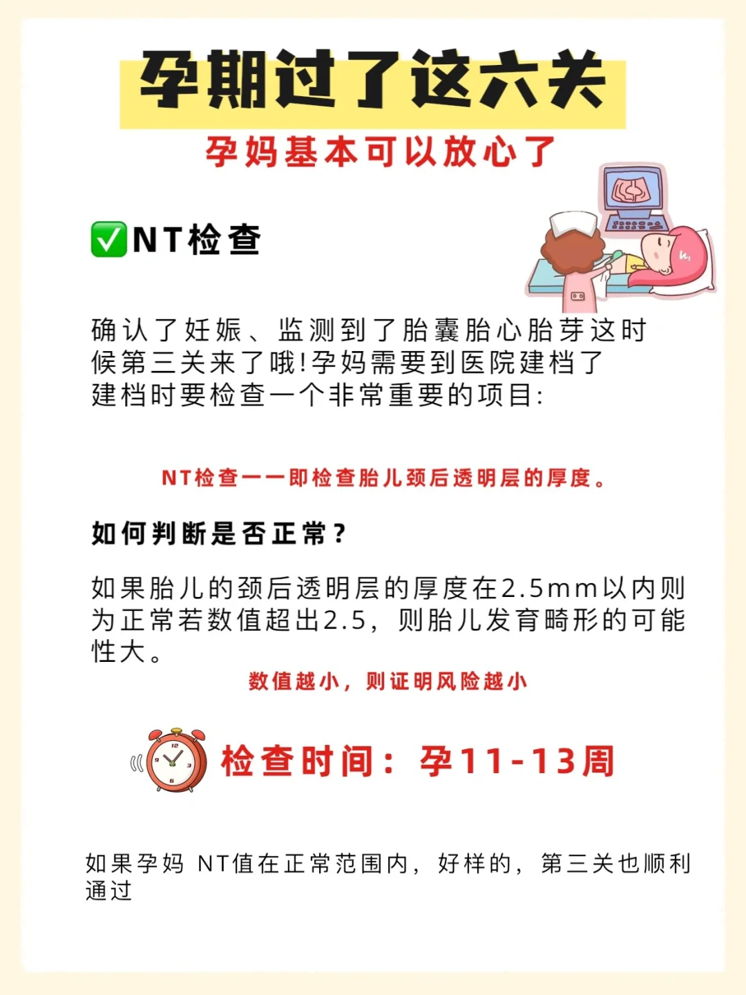 干货必备！孕期6个重要产检,详细解读！