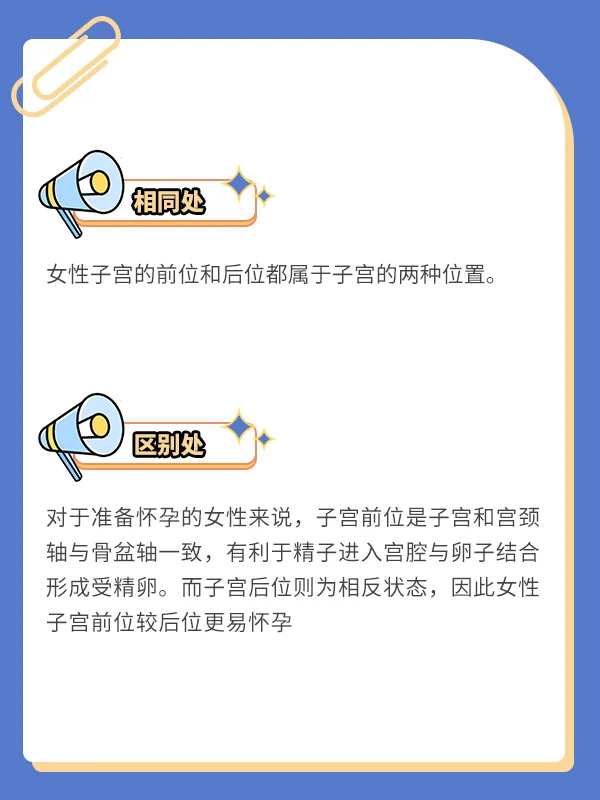 子宫位置影响备孕？看完这篇你就知道了！