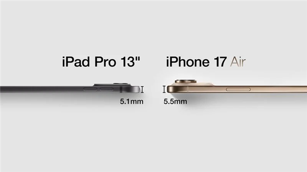 只有5.5mm！iPhone 17 Air厚度对比图来了：看看它有多薄