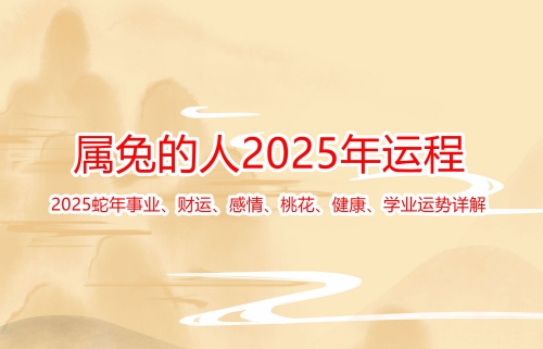 属兔的2025年运势和财运怎么样