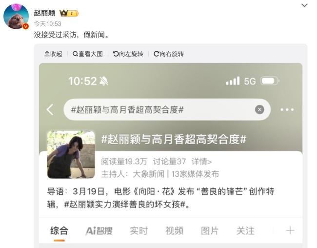 赵丽颖 大象新闻