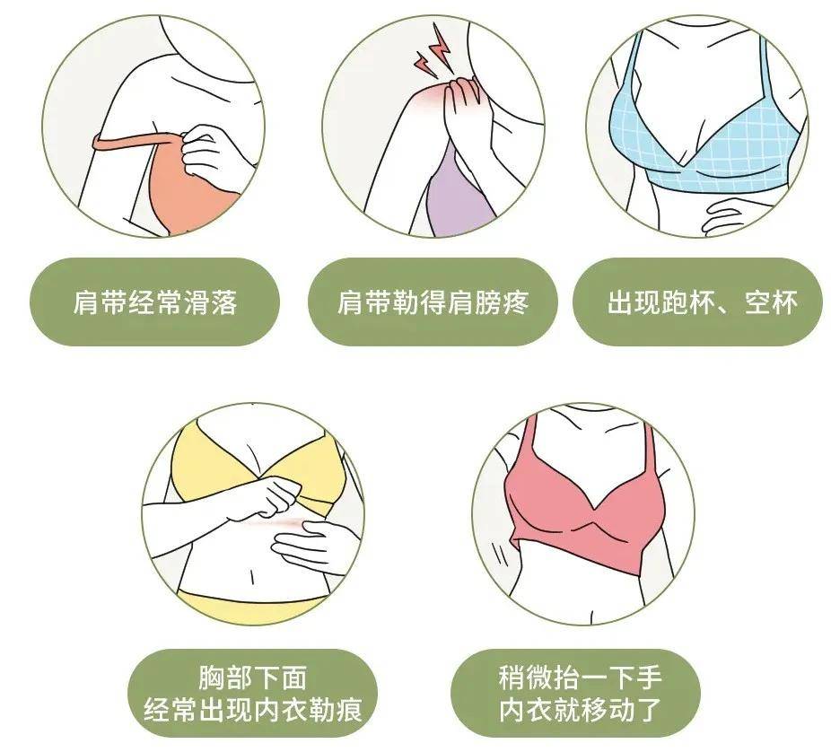 内衣穿的不合适导致哪些后果？原来80%的女性都穿错了....