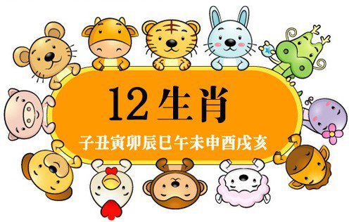 十二生肖五行属性对照表完整版