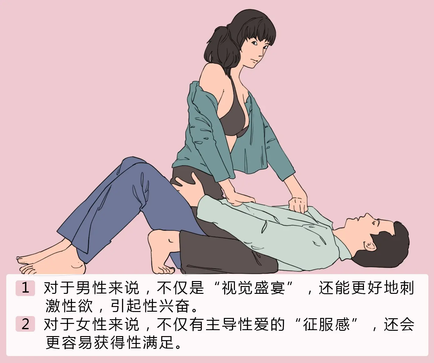 女上位完全指南：女上位怎么动,才能让高潮喷发！