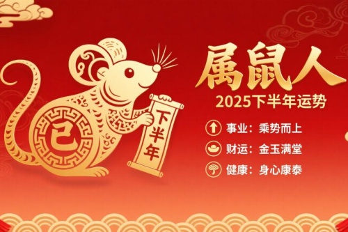 2025属鼠下半年运势详解